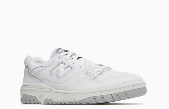 حذاء New Balance 550 أبيض رمادي